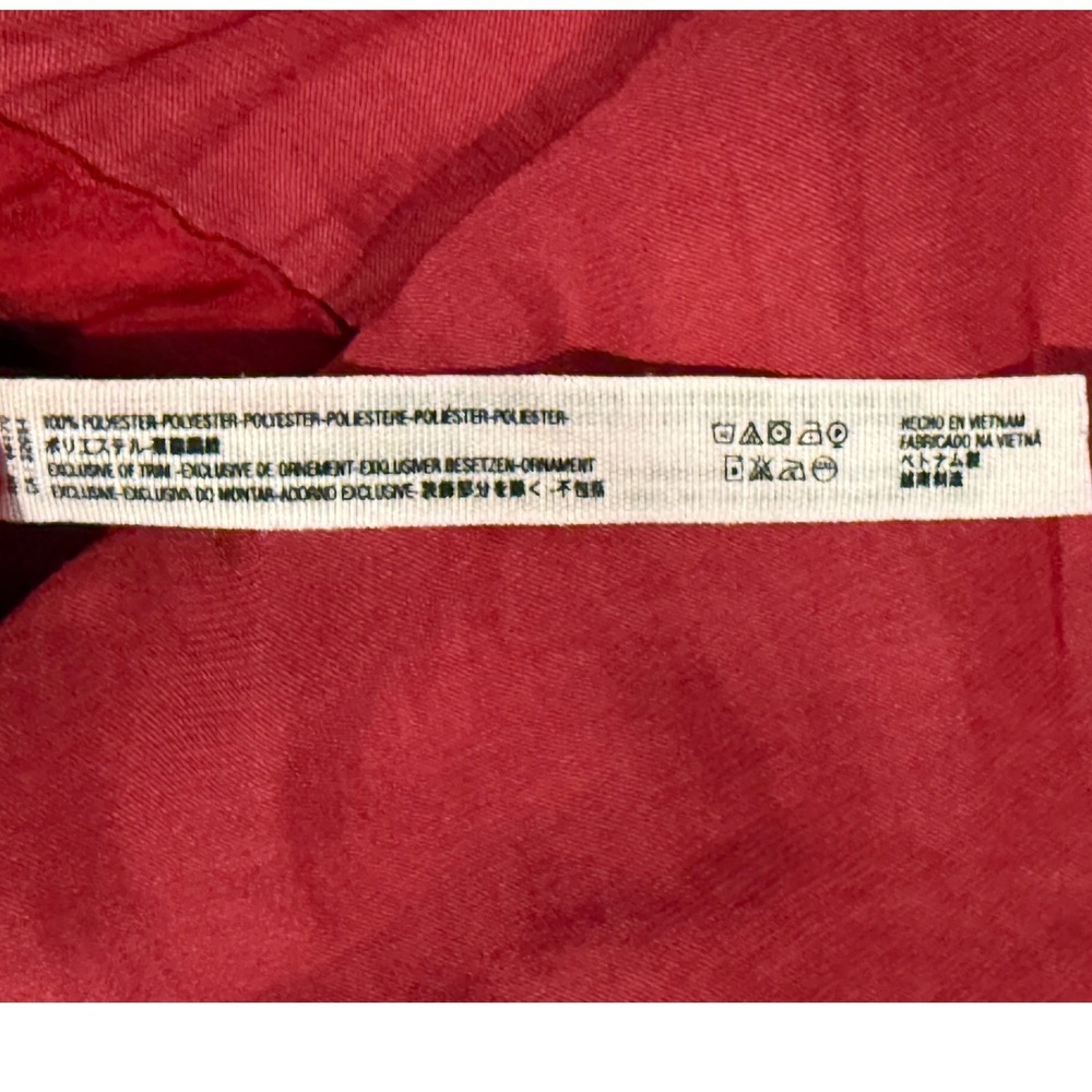Intimately Free People‎ Deep V-Neck Satin Camisole Top Red Large - Picture 14 of 15
